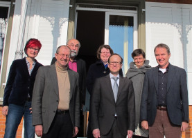 Petra Beer, Dr. Gerhard Ecker, Wolfgang Bähner, Gertrud Kreutmayr, Martin Seitz, Mercedes Leiss, Volkmar Thumser. Foto: Dr. Bruckmeir