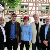 Wolfgang Bähner, Museumsleiter Dr. Herzog, Petra Beer, Vokmar Thumser, Gerhard Ecker